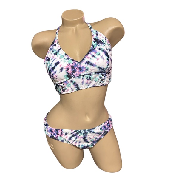 Jessica Simpson Other - Jessica Simpson Tie Dye Bikini Large NWOT